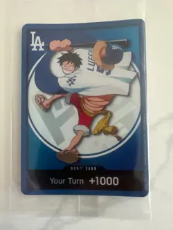 Monkey.D.Luffy (Dodgers x ONE PIECE) Promotion Card in Original Packaging - Image 1