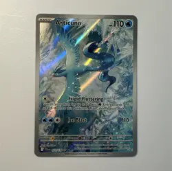 Pokemon TCG Articuno Illustration Rare Full Art Holo 161/159 Sv09 2025 110 HP - Image 1