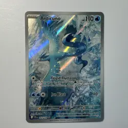 Pokemon TCG Articuno Illustration Rare Full Art Holo 161/159 Sv09 2025 110 HP - Image 2