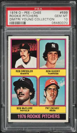 1976 O-Pee-Chee Ron Guidry RC DMITRI YOUNG COLLECTION OPC PSA 10 GEM MINT 🔥 - Image 1