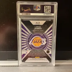 2023 Prizm Basketball Lebron James Silver Dominance PSA 10 Gem Mint Lakers - Image 2