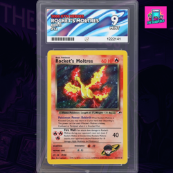 Rocket's Moltres 012/132 Gym Heroes Holo - 2000 - ACE 9 MINT - Image 1