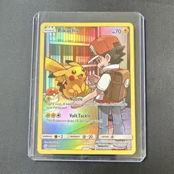 Pikachu 241/236 Secret Rare Holo SM Cosmic Eclipse English Basic. just packed it - Image 1