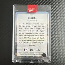 Topps 2023 Series 2 Home Field Advantage Josh Jung #HA-16 Rookie Texas Rangers - Image 2