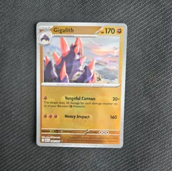 Pokemon TCG Gigalith 048/086 Master Ball Reverse Holo - White Flare - NM - Image 1