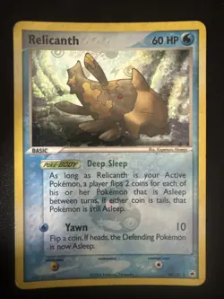 Relicanth Reverse Holo Pokemon Card 24/101 Hidden Legends Series - Image 1