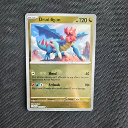 Pokemon TCG Druddigon 071/086 Master Ball White Flare Card Masterball NM - Image 1