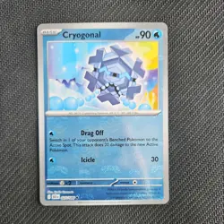 Pokemon TCG Cryogonal 027/086 Master Ball Reverse Holo Black Bolt NM+ - Image 1