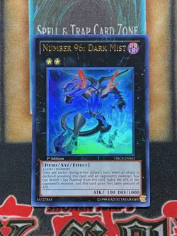 Yugioh Number 96: Dark Mist ORCS-EN043 Ultra Rare 1st Ed NM - Image 1
