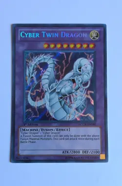 Yu-Gi-Oh Cyber Twin Dragon LCGX-EN180 Secret Rare 1st Edition - Image 1
