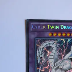 Yu-Gi-Oh Cyber Twin Dragon LCGX-EN180 Secret Rare 1st Edition - Image 2