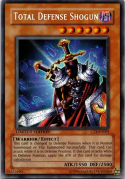 Total Defense Shogun CT1-EN001 2004 Collectors Tin Yu-Gi-Oh Limited LP - Image 1
