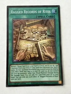 Yugioh - Ragged Records of Rites - Super - 1st - CORI-EN062 - NM - Image 1