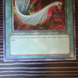 Konami Yu-Gi-Oh! TCG Harpie's Feather Duster SDD-003 Ultra Rare Foil EN LE - Image 3