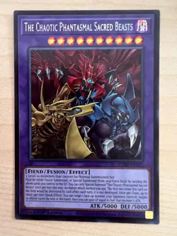 Yugioh The Chaotic Phantasmal Sacred Beasts CORI-EN029 Secret Rare Near Mint - Image 1