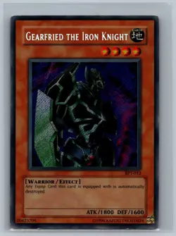 Yu-Gi-Oh! TCG Gearfried the Iron Knight #BPT-012 CCG 2003 Collectors Tin - Image 1