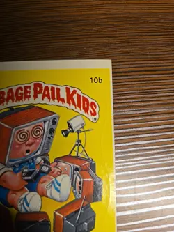 10b Geeky Gary Matte OS1 GPK 1985 Topps Garbage Pail Kids Series 1 USA First EX - Image 3