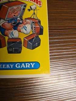 10b Geeky Gary Matte OS1 GPK 1985 Topps Garbage Pail Kids Series 1 USA First EX - Image 4