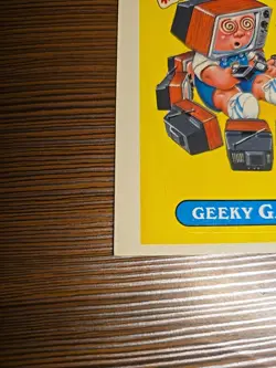 10b Geeky Gary Matte OS1 GPK 1985 Topps Garbage Pail Kids Series 1 USA First EX - Image 5