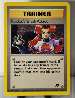 Rocket's Sneak Attack 72/82 Non Holo Team Rocket Rare Pokemon LP - Image 1
