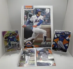 Topps 2026 Oversized Juan Soto New York Mets Topps 75/Stars of MLB 5 Card Lot - Image 1