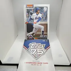 Topps 2026 Oversized Juan Soto New York Mets Topps 75/Stars of MLB 5 Card Lot - Image 2