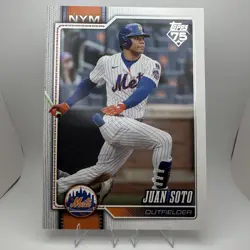 Topps 2026 Oversized Juan Soto New York Mets Topps 75/Stars of MLB 5 Card Lot - Image 3