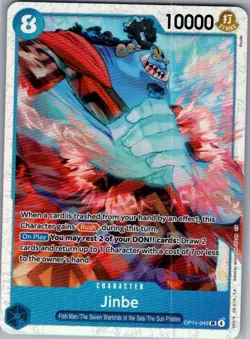 Jinbe - OP14-049 SR The Azure Sea's Seven - One Piece Card - NM - Image 1