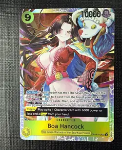 One Piece TCG Boa Hancock OP14-112 Azure Sea's Seven SR Foil ENGLISH - Image 1