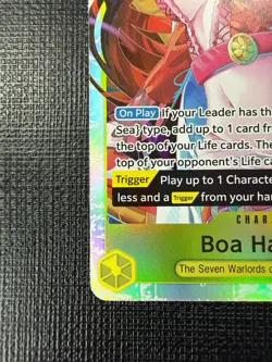 One Piece TCG Boa Hancock OP14-112 Azure Sea's Seven SR Foil ENGLISH - Image 5