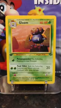 GLOOM Jungle Series POKEMON Non-Holo 1st Edition 1999 Trading Card 37/64 - Image 1