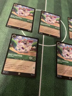 Disney Lorcana Buzz Lightyear Character Cards AMC Promo Lot of 5 - Image 2