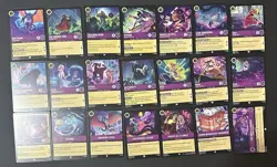 Disney Lorcana Whispers in the Well Complete C/U Play Set x4 each 504x Cards - Image 2