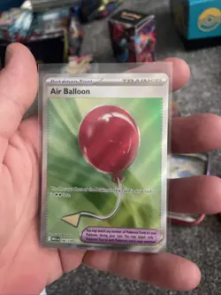 Pokemon TCG Air Balloon Trainer Mega Evolutions Card 166/132 - Image 1