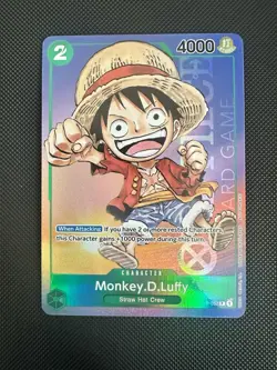 Monkey D. Luffy P-037 PR RARE Gen Con Foil 2023 One Piece Card Game English (1) - Image 1