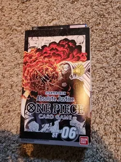 One Piece Card Game English Starter Deck 6 ST-06 Absolute Justice (small damage) - Image 1