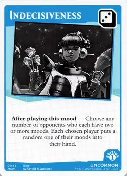 MTG Secret Lair Mood Swings - Indecisiveness - Uncommon - Card # 0043 - NM - Image 1