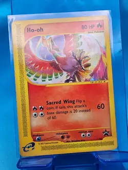 Ho-oh 52 MP Black Star Promo Rare Pokemon TCG Card 2002 E-Reader - Image 1