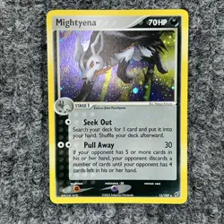 Pokemon Mightyena 12/107 Holo Foil Card 2005 NM - Image 2
