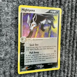 Pokemon Mightyena 12/107 Holo Foil Card 2005 NM - Image 3