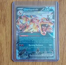 Charizard ex Tera Double Rare Holo Flame 330 HP Pokemon TCG Card 054/091 - Image 1