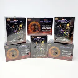 Upper Deck Marvel Spider-Man No Way Home Trading Cards - Lot of 6 Blaster Boxes - Image 1