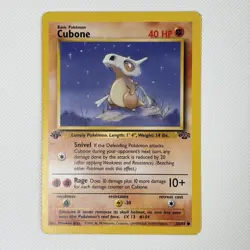 Pokemon TCG Cubone Jungle 50/64 1st Edition Common Regular English 1999 Card - Image 1