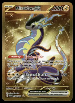 Pokemon Cards Miraidon ex 253/198 Holo Scarlet & Violet Hyper Rare NM - Image 1