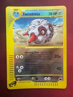 FORRETRESS 9/144 Skyridge REVERSE HOLO rare E-Series Pokemon TCG card NM+/MINT - Image 1