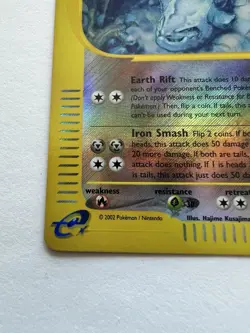 Steelix 35/147 Aquapolis Pokemon TCG Card Reverse Holo Mint Condition E Reader - Image 2