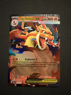 Mega Charizard Y Ex Holo 022/217 Pokemon Card - Image 1