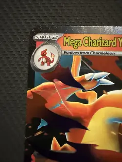 Mega Charizard Y Ex Holo 022/217 Pokemon Card - Image 2