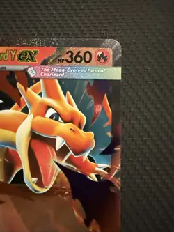 Mega Charizard Y Ex Holo 022/217 Pokemon Card - Image 3