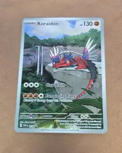 Pokemon TCG Koraidon EX Scarlet & Violet Holo Card 014 NM - Image 1